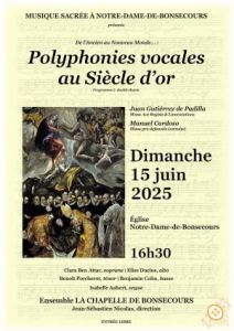 Polyphonies vocales au Siècle d'or